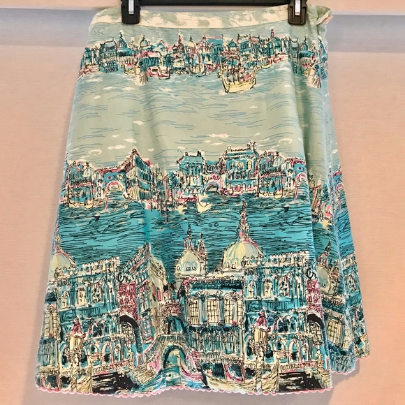 elevenses Dresses & Skirts - Anthropologie Elevenses Postcard From Venice Skirt elevenses Dresses & Skirts - Anthropologie Elevenses Postcard From Venice Skirt